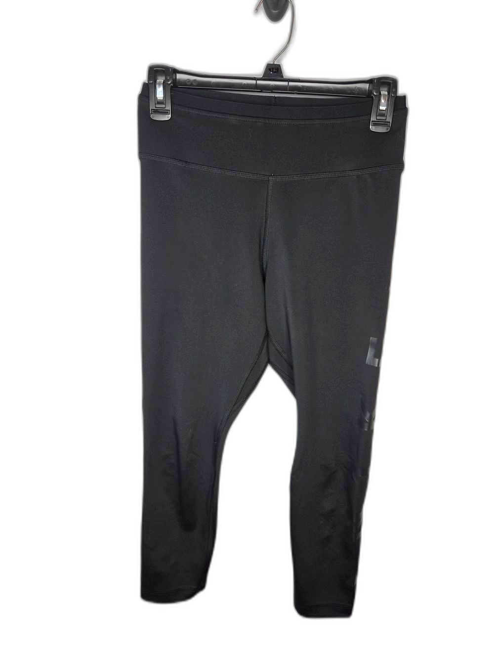 Nike Black Capri Leggings with Mid-Rise Waist